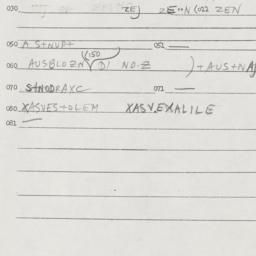 Eastern questionnaire, answ...