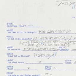 Western questionnaire, answ...