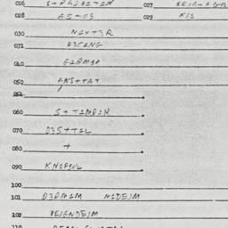 Eastern questionnaire, answ...