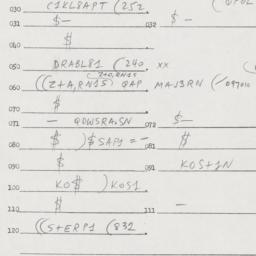 Eastern questionnaire, answ...