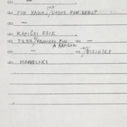 Eastern questionnaire, answ...