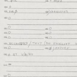 Eastern questionnaire, answ...