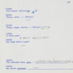 Western questionnaire, answ...