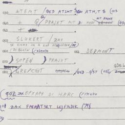 Eastern questionnaire, answ...
