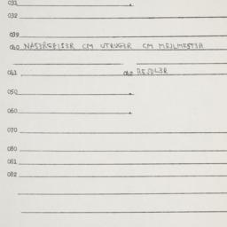 Eastern questionnaire, answ...