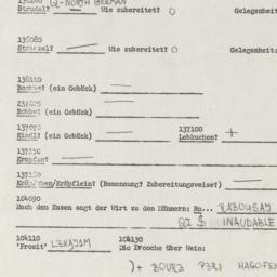 Western questionnaire, answ...