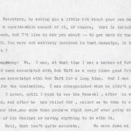 Reminiscences of George M. ...