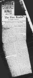 Article by Harry Hansen on AN AMERICAN DILEMMA, "The First Reader," NEW YORK WORLD-TELEGRAM, January 27, 1944