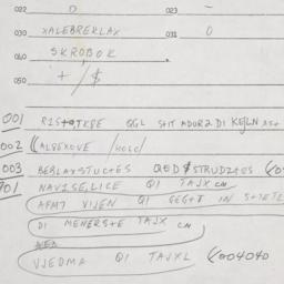 Eastern questionnaire, answ...