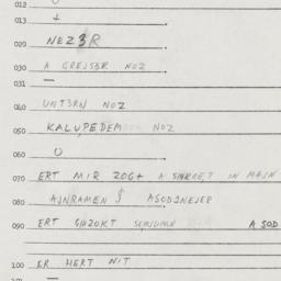 Eastern questionnaire, answ...