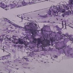 Aerial perspective drawing.