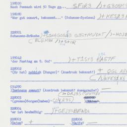 Western questionnaire, answ...