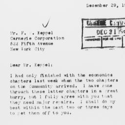 Letter from Louis Wirth to ...