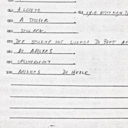Eastern questionnaire, answ...