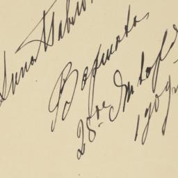 Anna Pavlova's Autograph