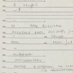 Eastern questionnaire, answ...
