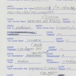Western questionnaire, answ...