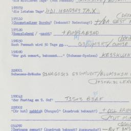 Western questionnaire, answ...