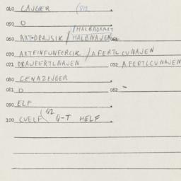 Eastern questionnaire, answ...