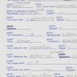 Western questionnaire, answ...