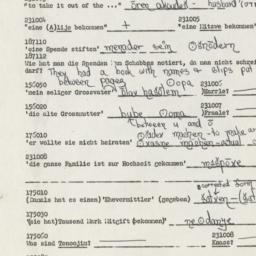 Western questionnaire, answ...