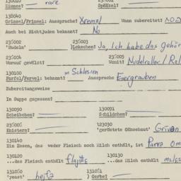 Western questionnaire, answ...