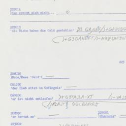 Western questionnaire, answ...