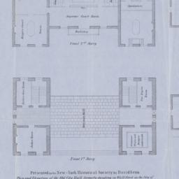 Plan and elevation of the o...
