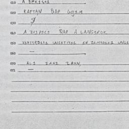 Eastern questionnaire, answ...