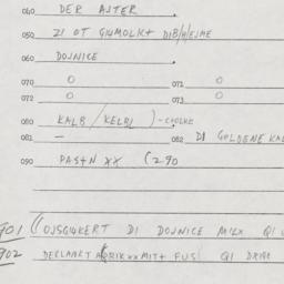 Eastern questionnaire, answ...