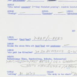 Western questionnaire, answ...