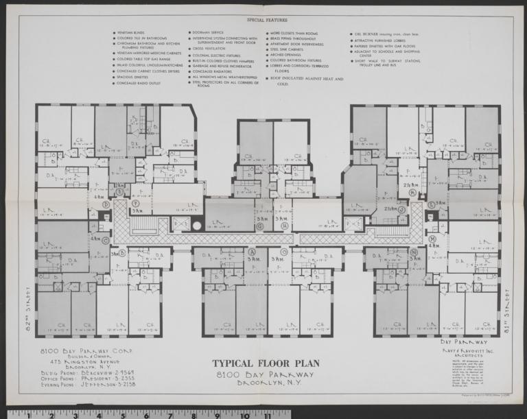 8100 Bay Parkway, Typical Floor Plan - The New York real estate ...