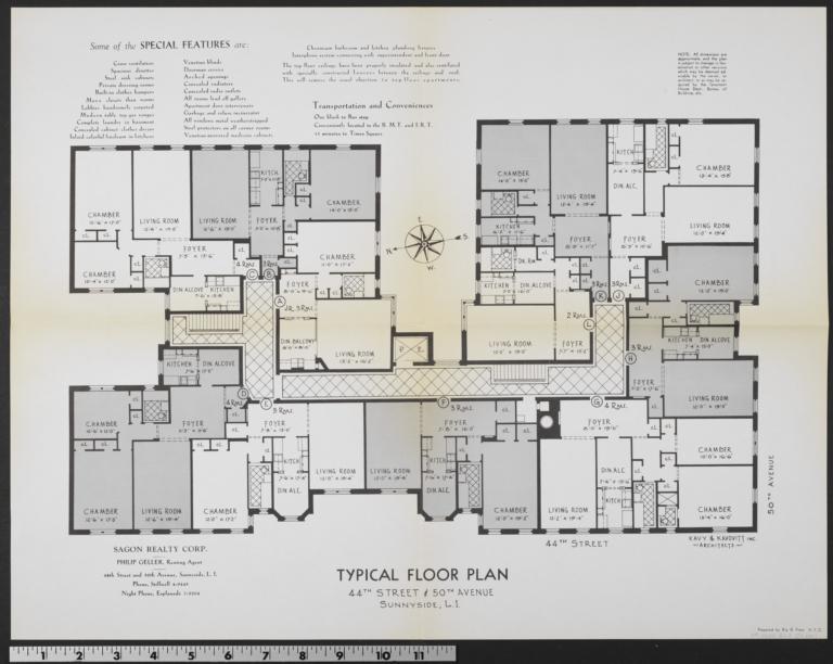 44 Street And 50 Ave, Typical Floor Plan Columbia