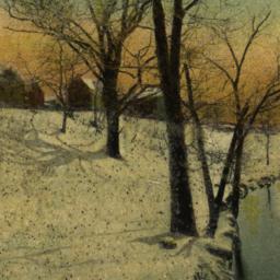 Winter Scene, Bronx River, ...