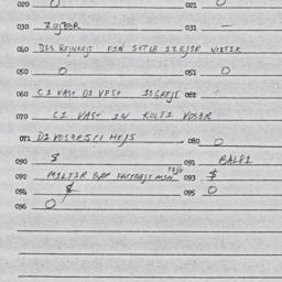 Eastern questionnaire, answ...