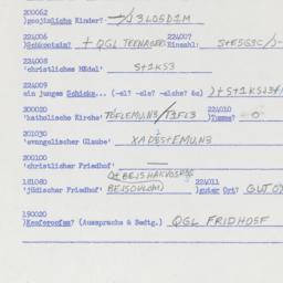 Western questionnaire, answ...
