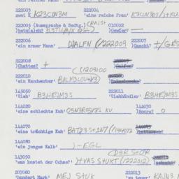 Western questionnaire, answ...