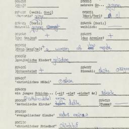 Western questionnaire, answ...