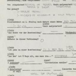 Western questionnaire, answ...