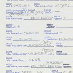 Western questionnaire, answ...