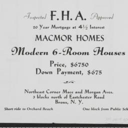 Macmor Homes, Mace Avenue A...