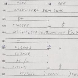 Eastern questionnaire, answ...