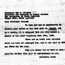 Letter from John M. Russell...