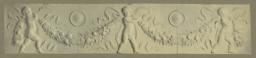 [Garland with cherubs]