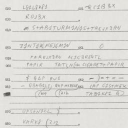 Eastern questionnaire, answ...