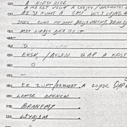 Eastern questionnaire, answ...
