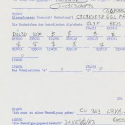 Western questionnaire, answ...