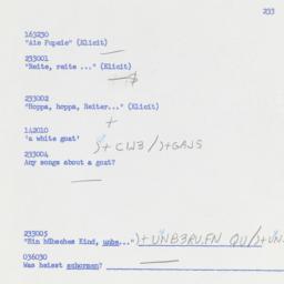Western questionnaire, answ...