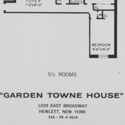 Garden Towne House, 1209 Ea...