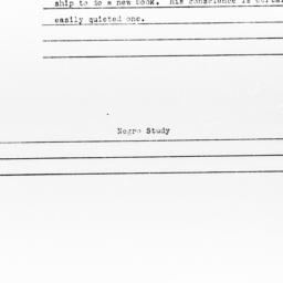 Note regarding letter from ...